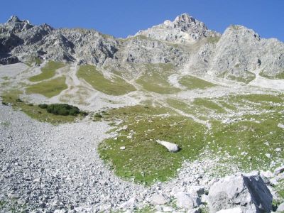 016-Blick vom Zimbajochsteig zurueck zum Zimbagipfel